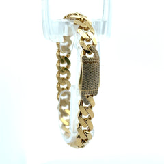 Bracelet Monaco 9mm 7.5" 10K