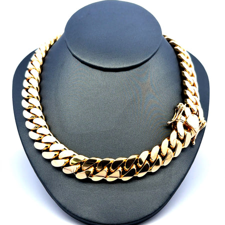 Chain Cuban Link 14mm 22" 10K