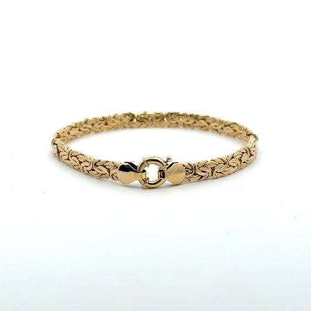 Bracelet Byzantine 6.5mm 7.5" 10K