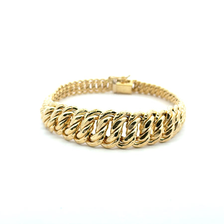 Bracelet Princess Cut 15.5mm 7.5" 10K