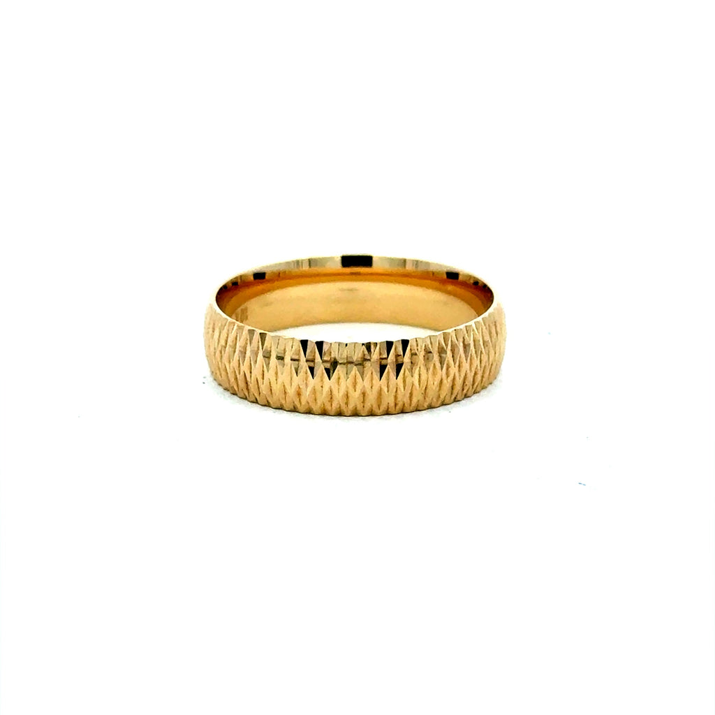 Ring Men’s Wedding Band 12 6mm 10K