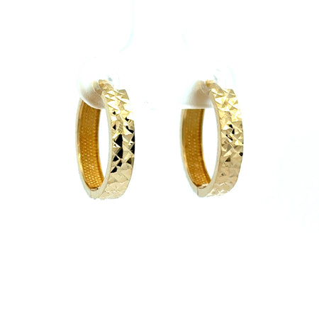 Earrings Fancy Hoops 18 3.5mm 10K
