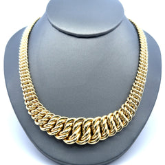 Necklaces Princess Cut 18mm 17.5" 14K