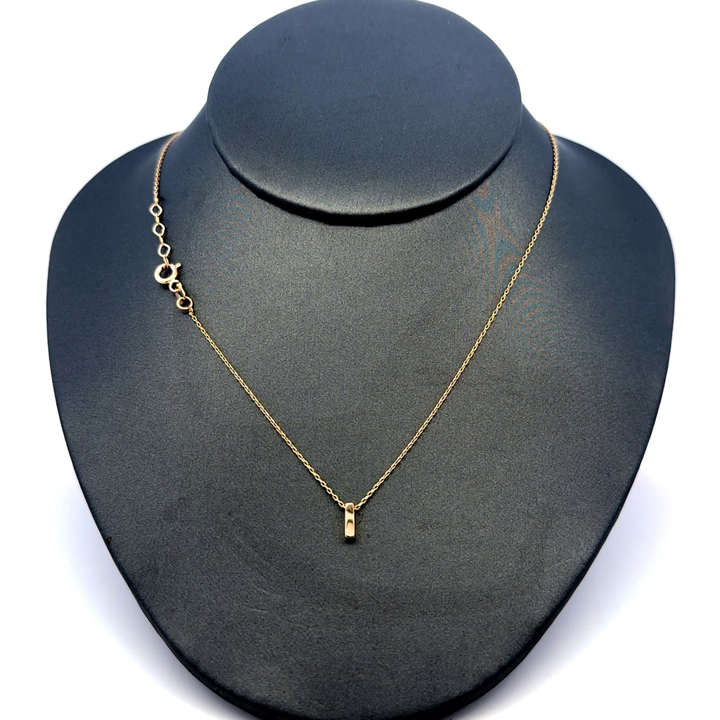 Chain Lowercase Initial 'I' 0.5mm 18" 14K