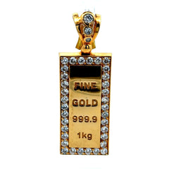 Pendant 'Fine Gold 999.9' Style 65 10K