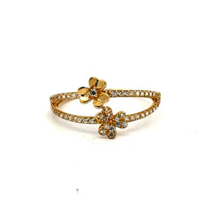 Ring Women's with CZ 7 1mm 10K