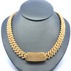 Chain Iced Cuban without Stones 11mm 24.5" 10K
