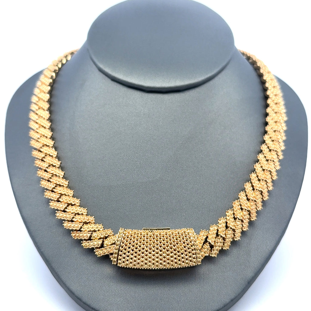 Chain Iced Cuban without Stones 11mm 18" 10K