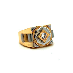 Ring CZ Luxury 11 4.5mm 14K