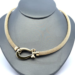 Necklaces Jessica with Horseshoe 6mm 18" 10K