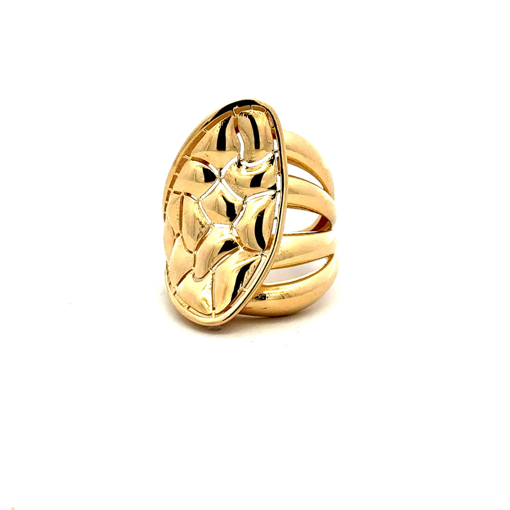 Ring Women's Bold Oversized 8 2.5mm 14K