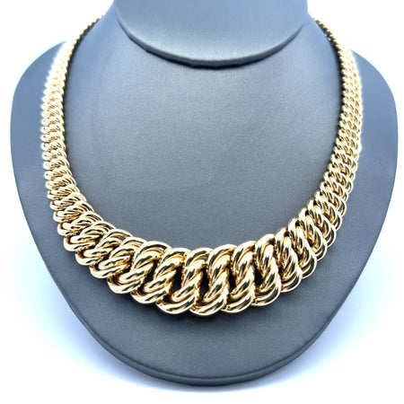 Necklaces Princess Cut 19.5mm 18" 14K
