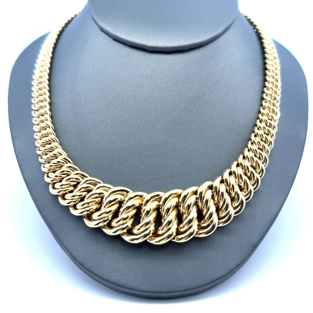 Necklaces Princess Cut 19.5mm 18" 10K
