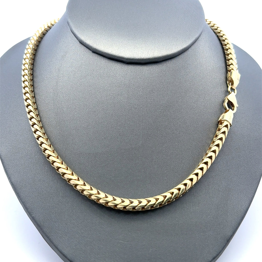 Chain Solid Franco 4.5mm 24" 14K