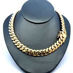 Chain Cuban Link 11mm 24" 10K