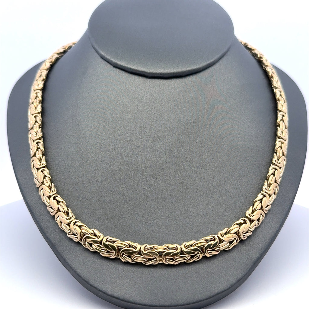 Necklaces Byzantine 7.5mm 18" 10K