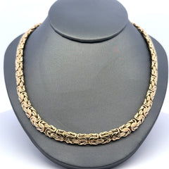Necklaces Byzantine 7.5mm 18" 14K