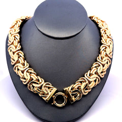 Necklaces Byzantine 19mm 17.5" 14K