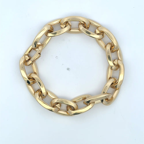 Bracelet Oval Link 13mm 8" 10K