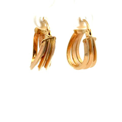 Earrings Fancy Hoops 23.5 6.5mm 10K