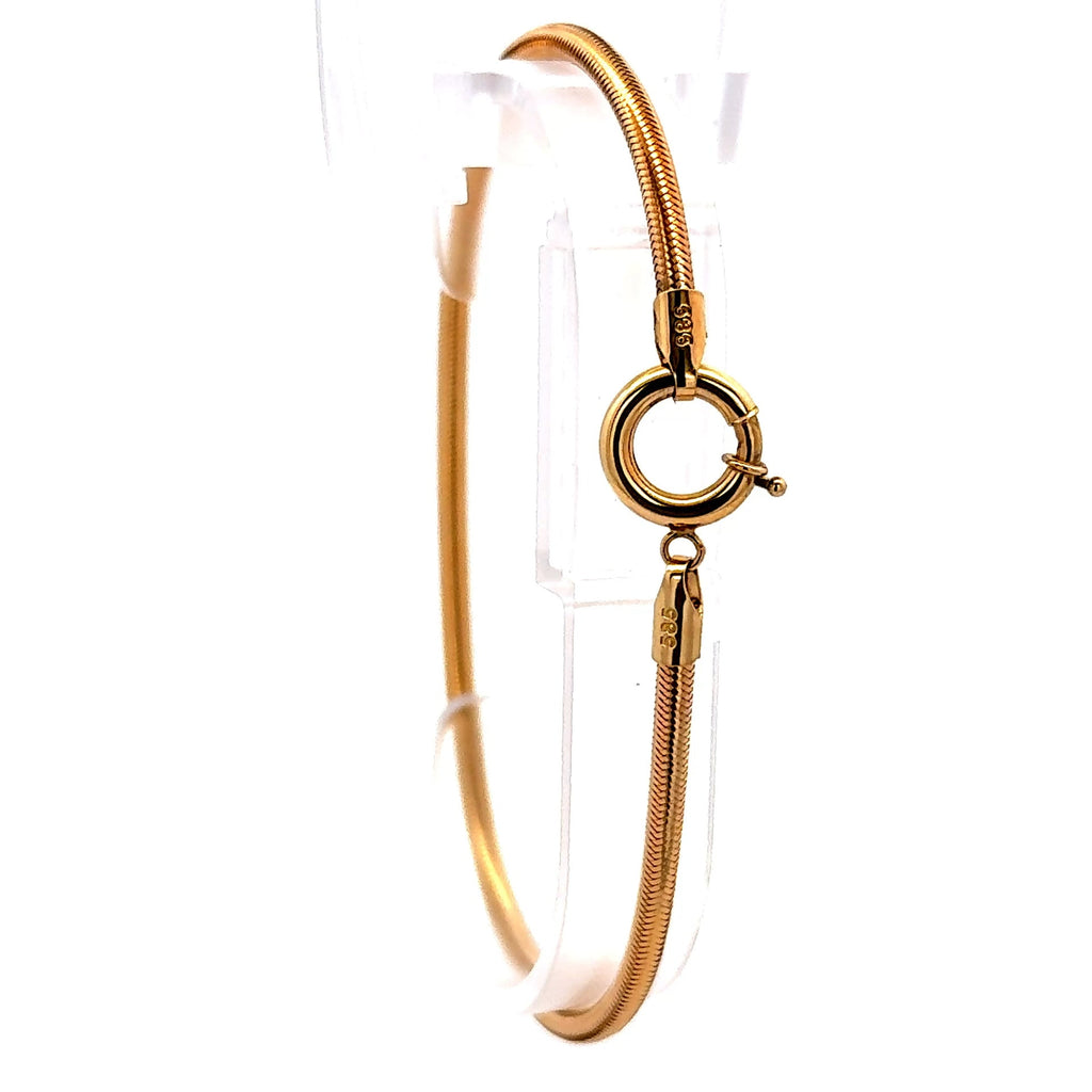 Bracelet Flexibull 3mm 7.5" 14K