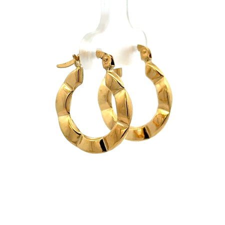 Earrings Fancy Hoops 21 2.5mm 10K