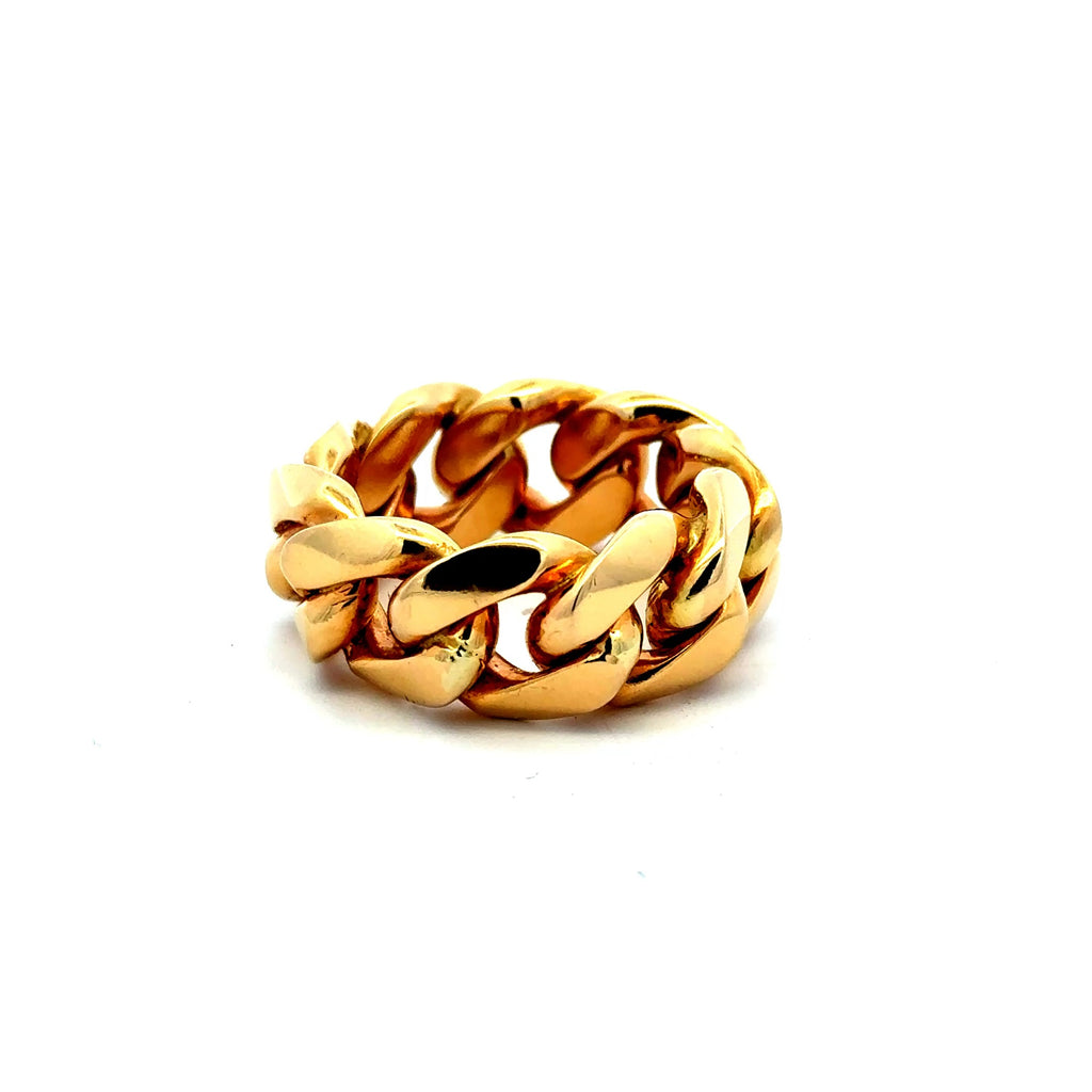 Ring Cuban Link 9 11mm 14K