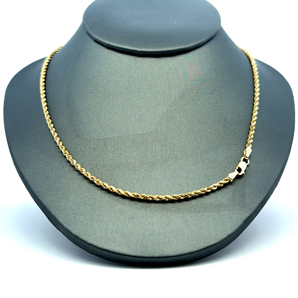 Chain Hollow Rope 2mm 20" 10K