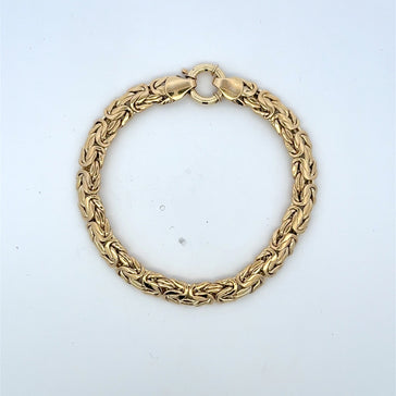 Bracelet Byzantine 7mm 7.5" 10K