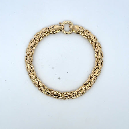 Bracelet Byzantine 7mm 7.5" 10K