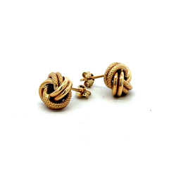 Earrings Knot 11.5 11.5mm 10K