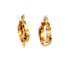 Earrings Fancy Hoops 21.5 4mm 10K