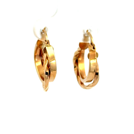 Earrings Fancy Hoops 21.5 4mm 10K