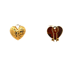 Earrings Omega Lock 19.5 22.5mm 10K