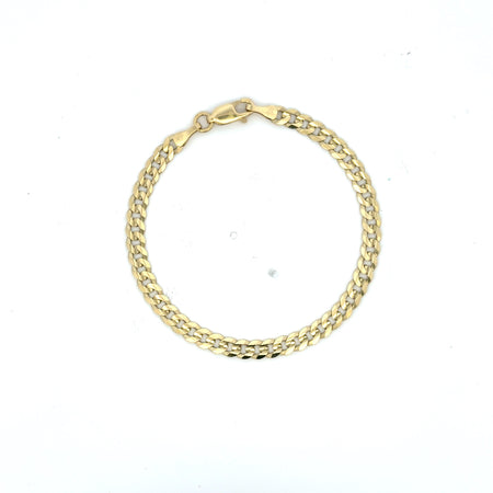 Bracelet Curb Link 4mm 6" 14K