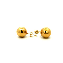 Earrings Ball Studs 10 10mm 10K