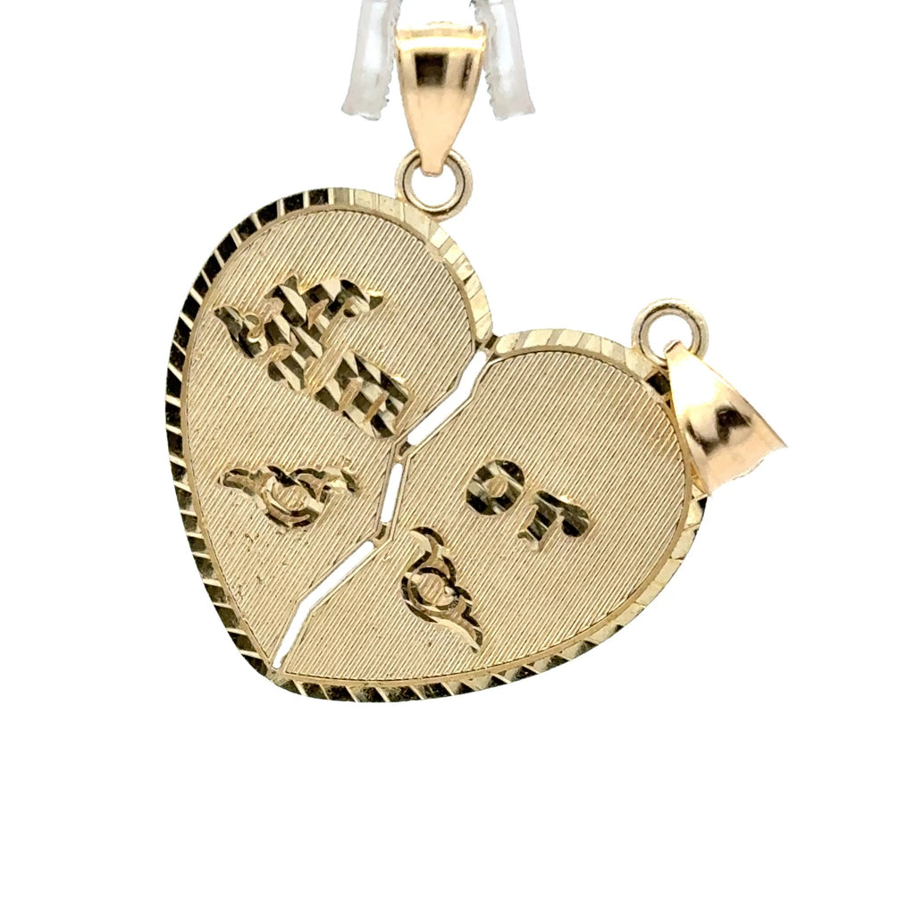 Pendant CZ-Iced Links in Ring 34.5 10K