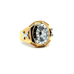 Ring CZ Luxury 12 4.5mm 14K