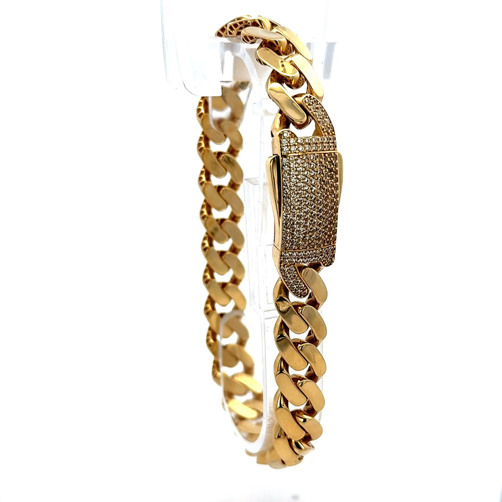 Bracelet Monaco 10.5mm 9.5" 10K
