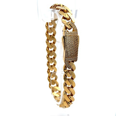 Bracelet Monaco 10.5mm 9.5" 10K