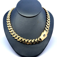 Chain Monaco 9.5mm 20" 14K