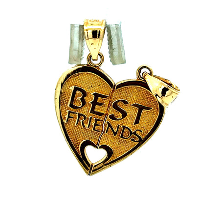 Pendant Breakable ‘Best Friends’ Heart 27 14K