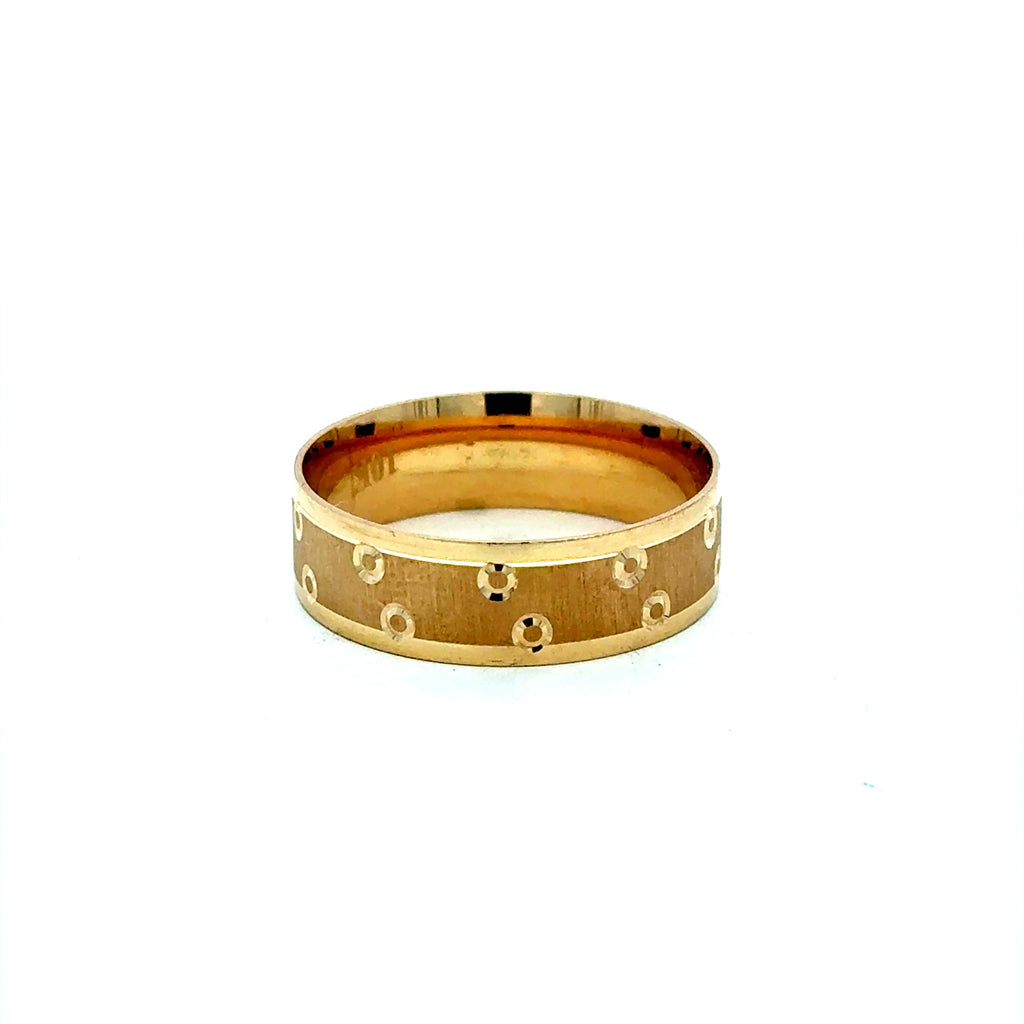 Ring Men’s Wedding Band 11.5 7mm 10K