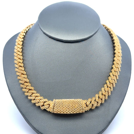 Chain Iced Cuban without Stones 10.5mm 20" 10K