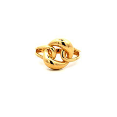 Ring Women's Bold Oversized 10 2.5mm 10K