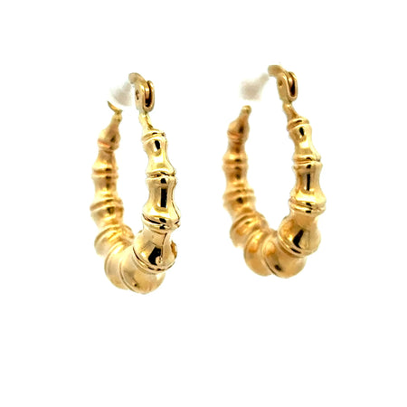 Earrings Fancy Hoops 25 5.5mm 10K