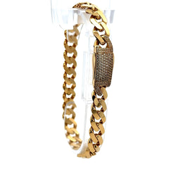 Bracelet Monaco 9mm 8" 10K