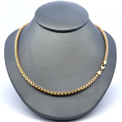 Chain Angular Box Link 3mm 18" 10K