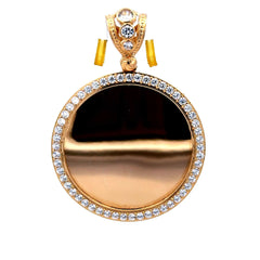 Pendant Memory with CZ Bezel 55 14K