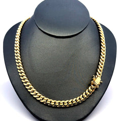 Chain Hollow Cuban 7mm 22" 14K